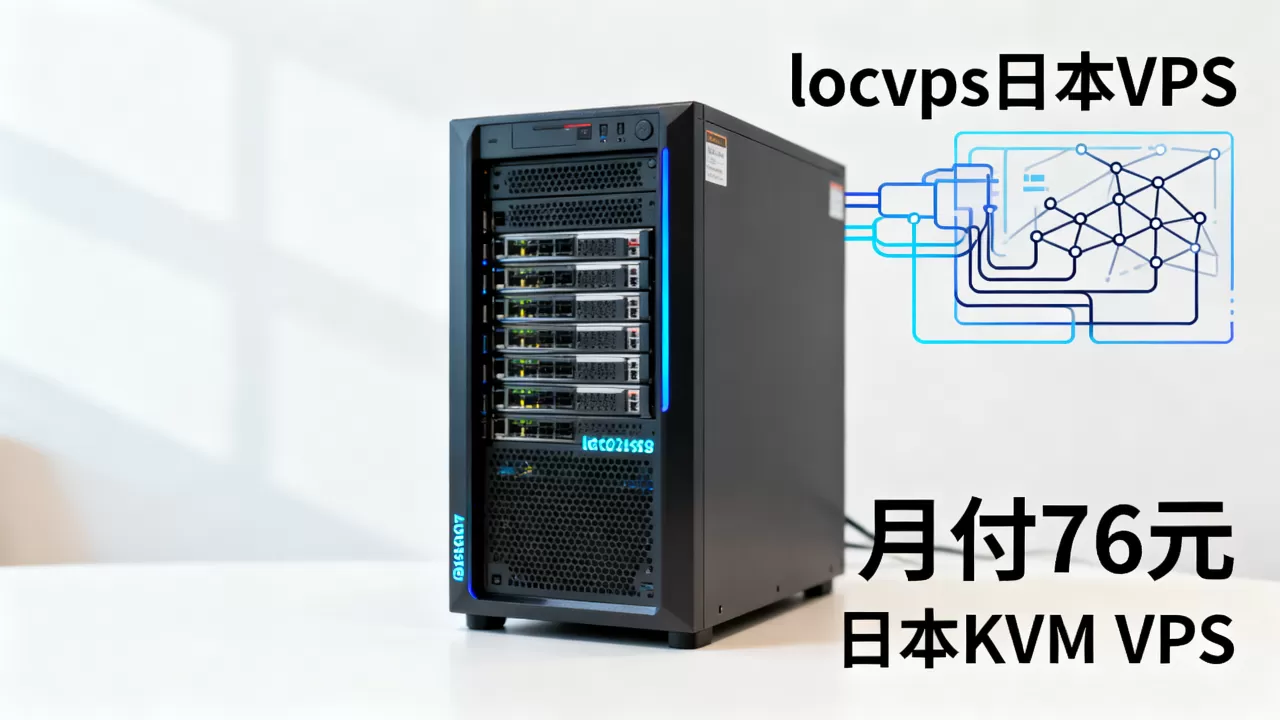 locvps日本VPS月付76元值得买吗，日本KVM VPS推荐