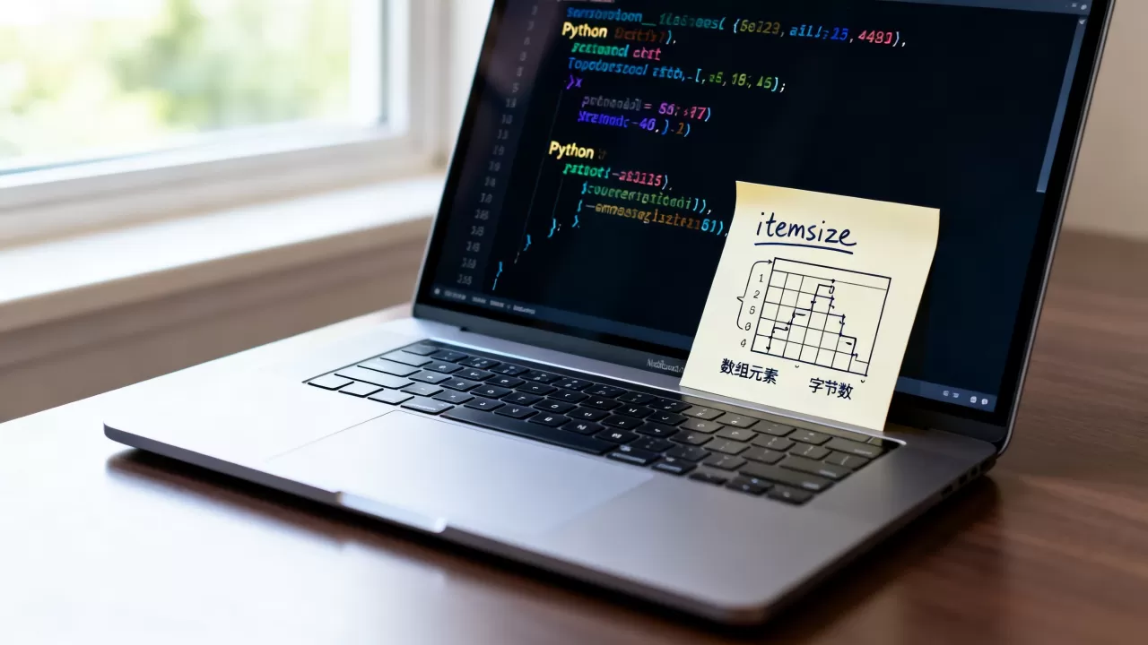 python中itemsize是什么?python数组元素占用字节数 python中itemsize是什么?python数组元素占用字节数