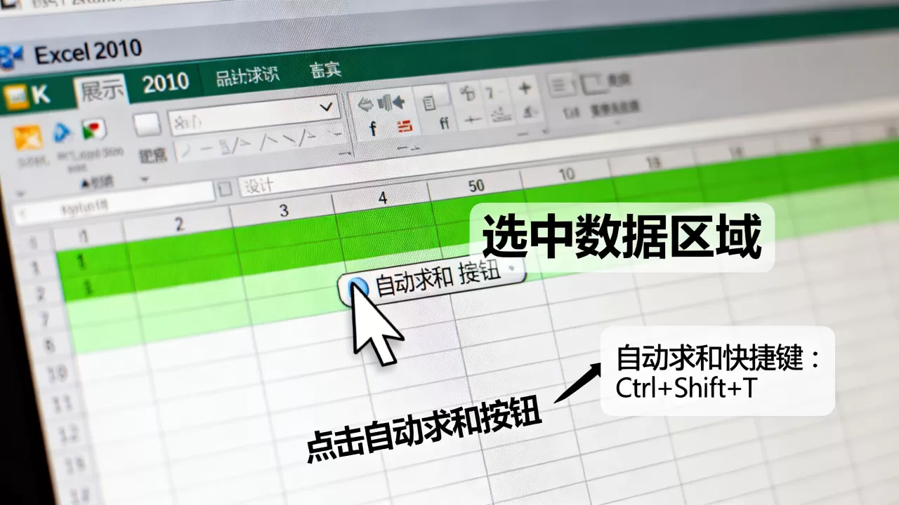 Excel2010求和怎么操作?excel2010自动求和快捷键 Excel2010求和怎么操作?excel2010自动求和快捷键