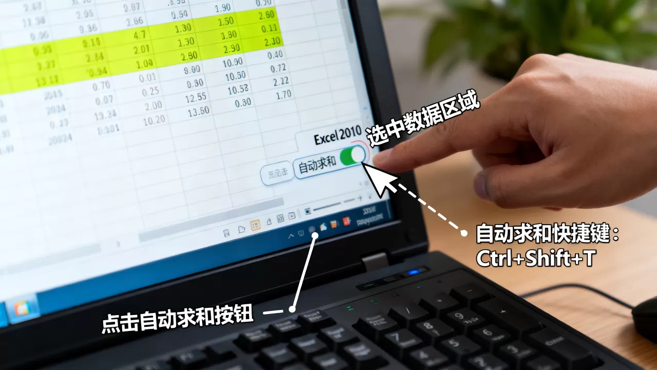 Excel2010求和怎么操作?excel2010自动求和快捷键 Excel2010求和怎么操作?excel2010自动求和快捷键