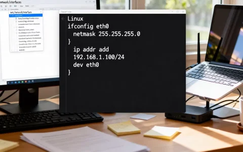 Linux修改掩码怎么操作？linux修改子网掩码命令