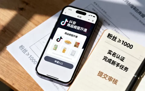 开通抖音商品橱窗需要什么条件？抖音橱窗开通门槛及流程详解