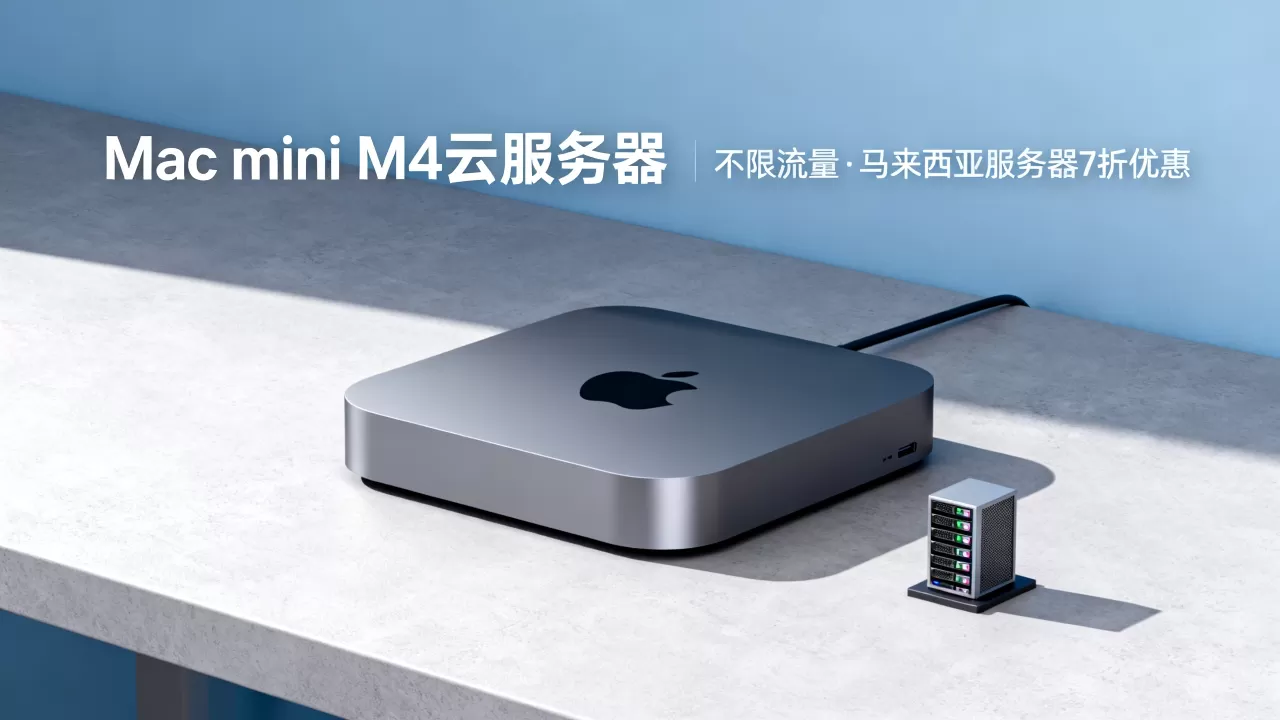 Mac mini M4云服务器不限流量吗？马来西亚服务器7折优惠