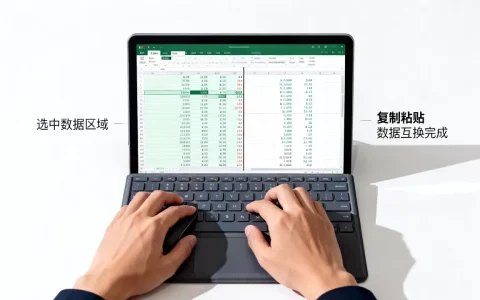 Excel数据交换怎么操作？Excel表格数据互换方法