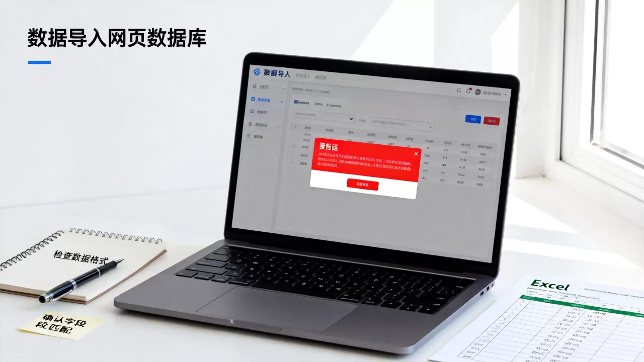 表格数据导入网页数据库报错怎么办？数据导入失败原因及解决方法