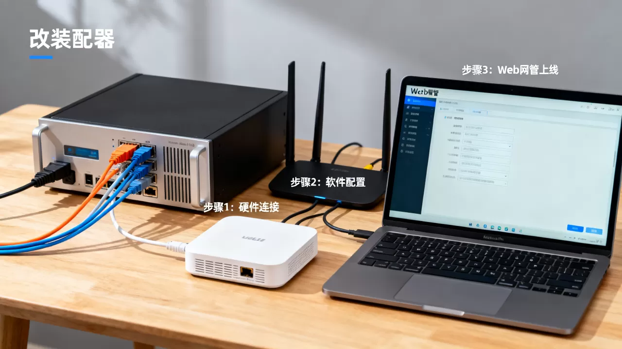 笔记本如何改装服务器并配置AP?AP通过Web网管上线教程 笔记本如何改装服务器并配置AP?AP通过Web网管上线教程