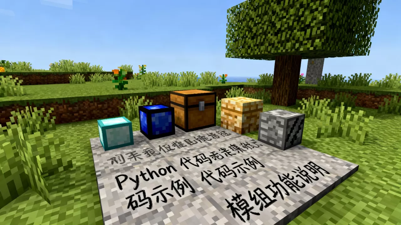 Minecraft能用Python吗?我的世界Python模组教程 Minecraft能用Python吗?我的世界Python模组教程