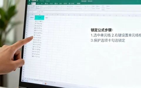 Excel中锁定公式怎么操作？如何防止公式被自动填充