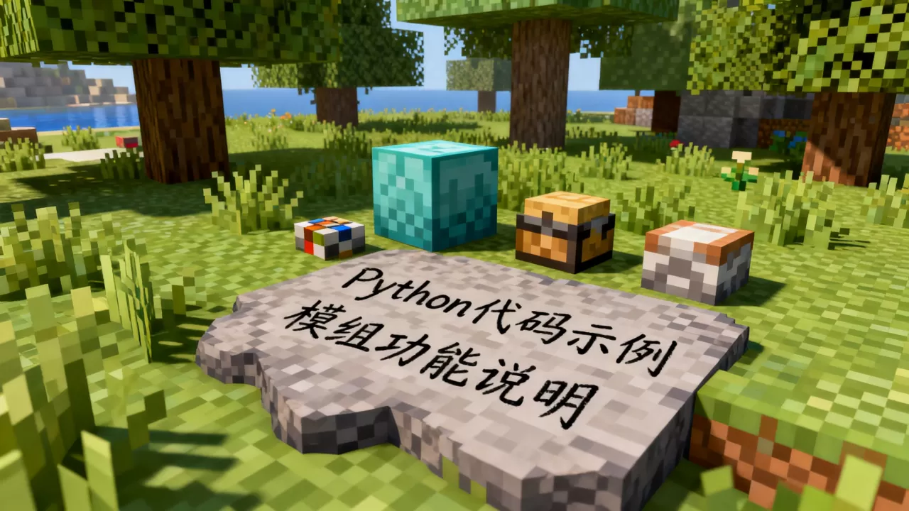 Minecraft能用Python吗?我的世界Python模组教程 Minecraft能用Python吗?我的世界Python模组教程