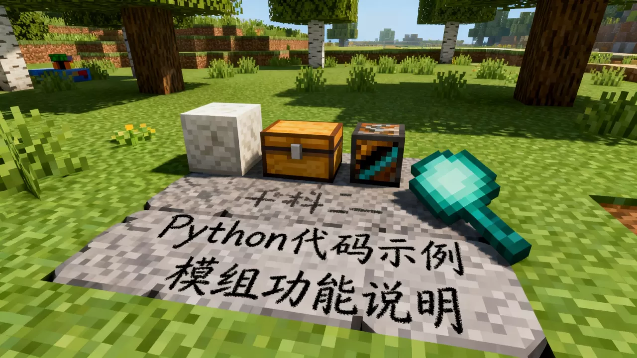 Minecraft能用Python吗?我的世界Python模组教程 Minecraft能用Python吗?我的世界Python模组教程