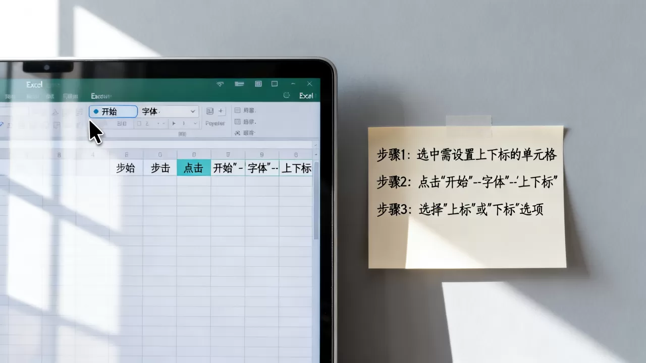Excel怎么同时设置上下标?如何设置上下标 Excel怎么同时设置上下标?如何设置上下标