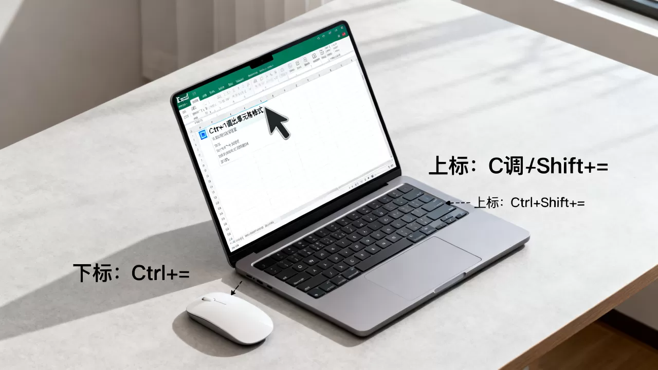 Excel如何同时设置上下标?excel上下标快捷键 Excel如何同时设置上下标?excel上下标快捷键