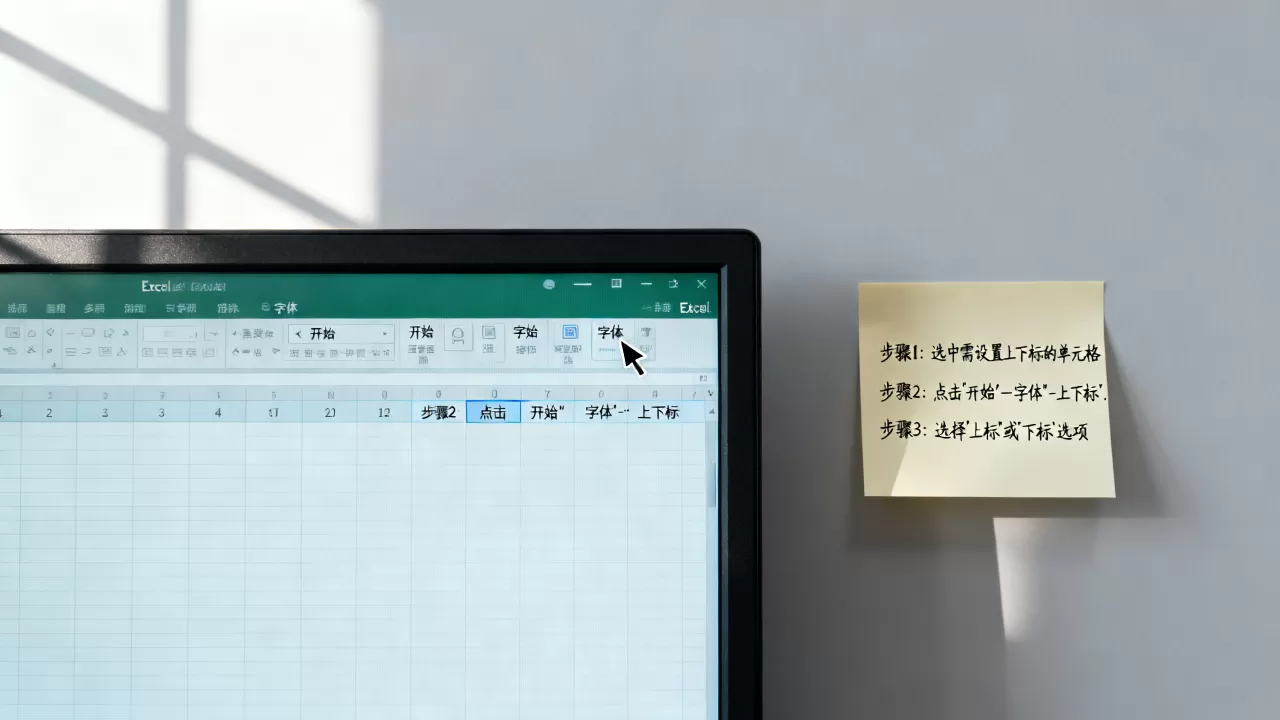 Excel怎么同时设置上下标?如何设置上下标 Excel怎么同时设置上下标?如何设置上下标