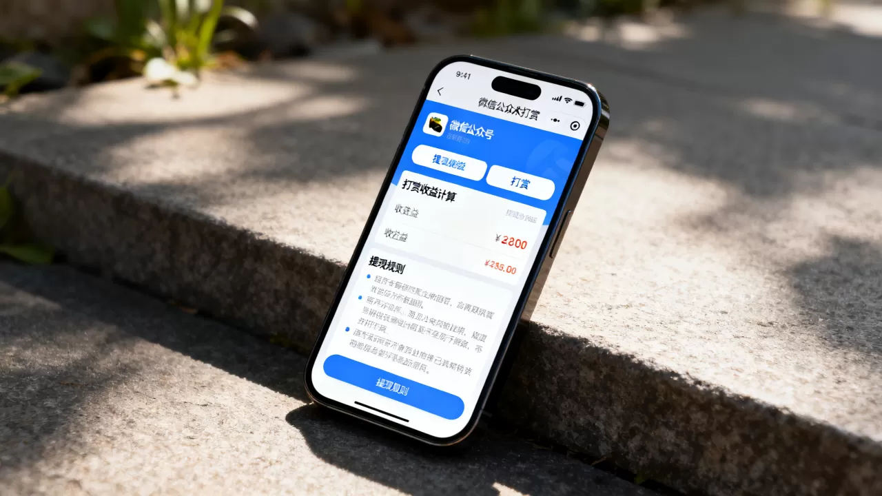 微信公众号打赏收益怎么算?微信打赏收益提现规则 微信公众号打赏收益怎么算?微信打赏收益提现规则