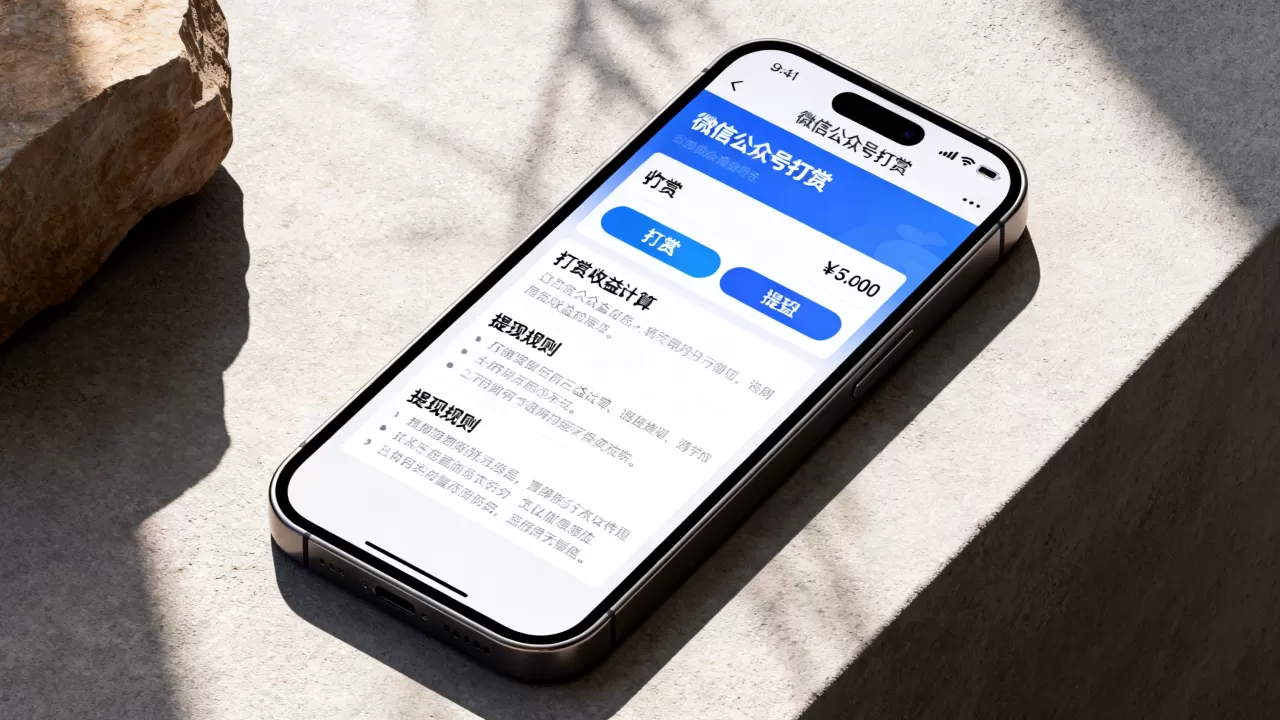 微信公众号打赏收益怎么算?微信打赏收益提现规则 微信公众号打赏收益怎么算?微信打赏收益提现规则