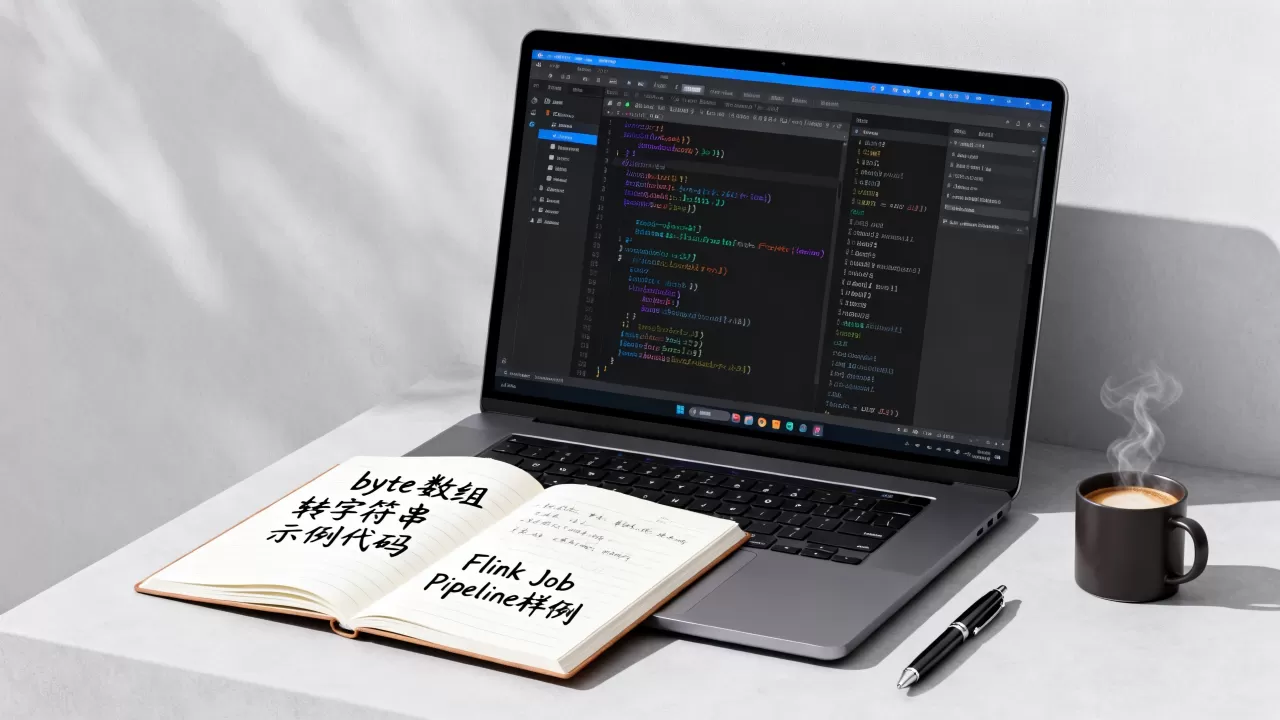 byte数组怎么转字符串?Flink Job Pipeline样例程序(Java) byte数组怎么转字符串?Flink Job Pipeline样例程序(Java)