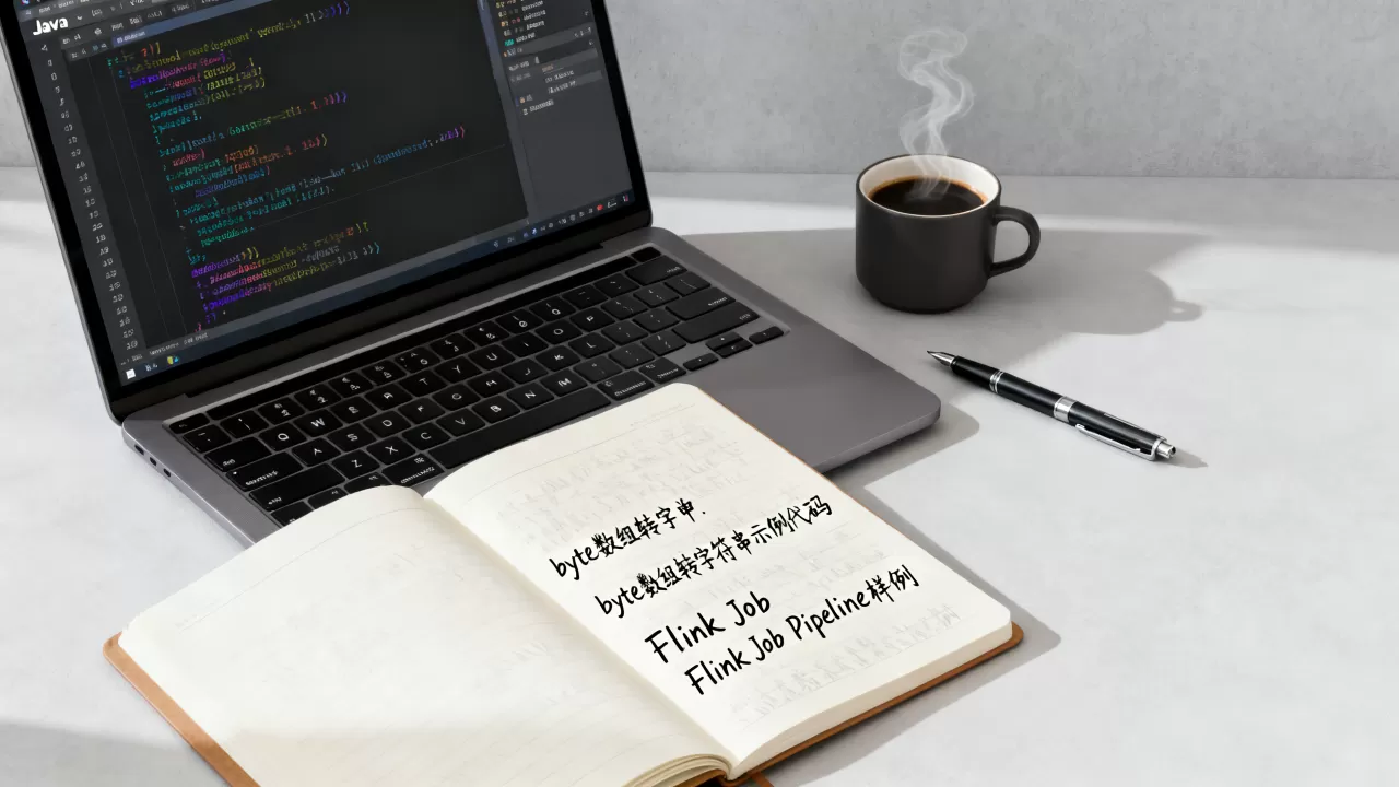 byte数组怎么转字符串?Flink Job Pipeline样例程序(Java) byte数组怎么转字符串?Flink Job Pipeline样例程序(Java)