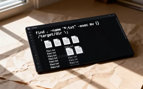 linux find mv怎么批量移动文件？linux find mv批量移动文件命令