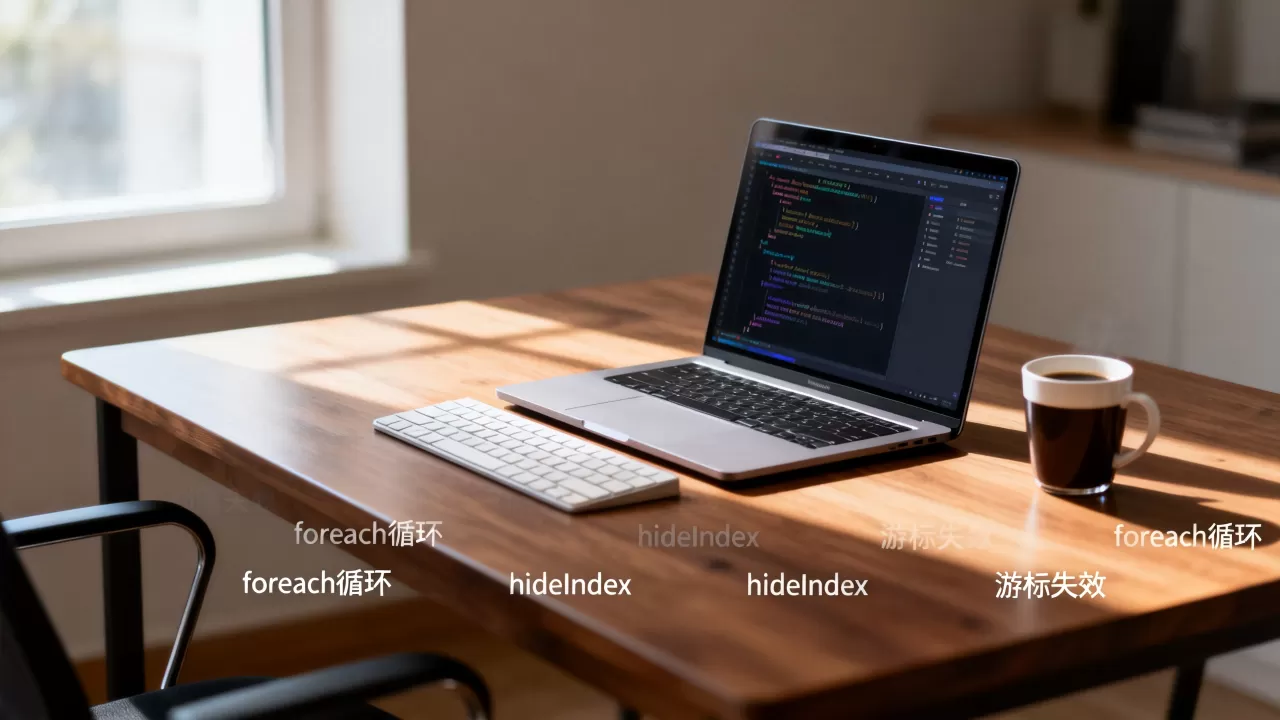 遍历foreach时如何避免hideIndex导致游标失效? 遍历foreach时如何避免hideIndex导致游标失效?