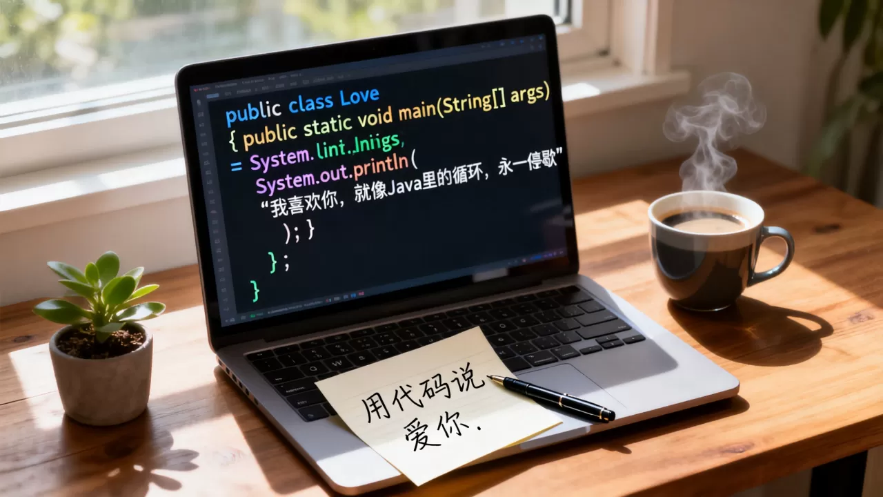 如何用Java表白?表白代码java样例 如何用Java表白?表白代码java样例