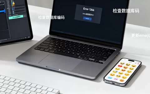 表情功能更新emoji报错Error 1366怎么办，如何解决emoji表情数据报错
