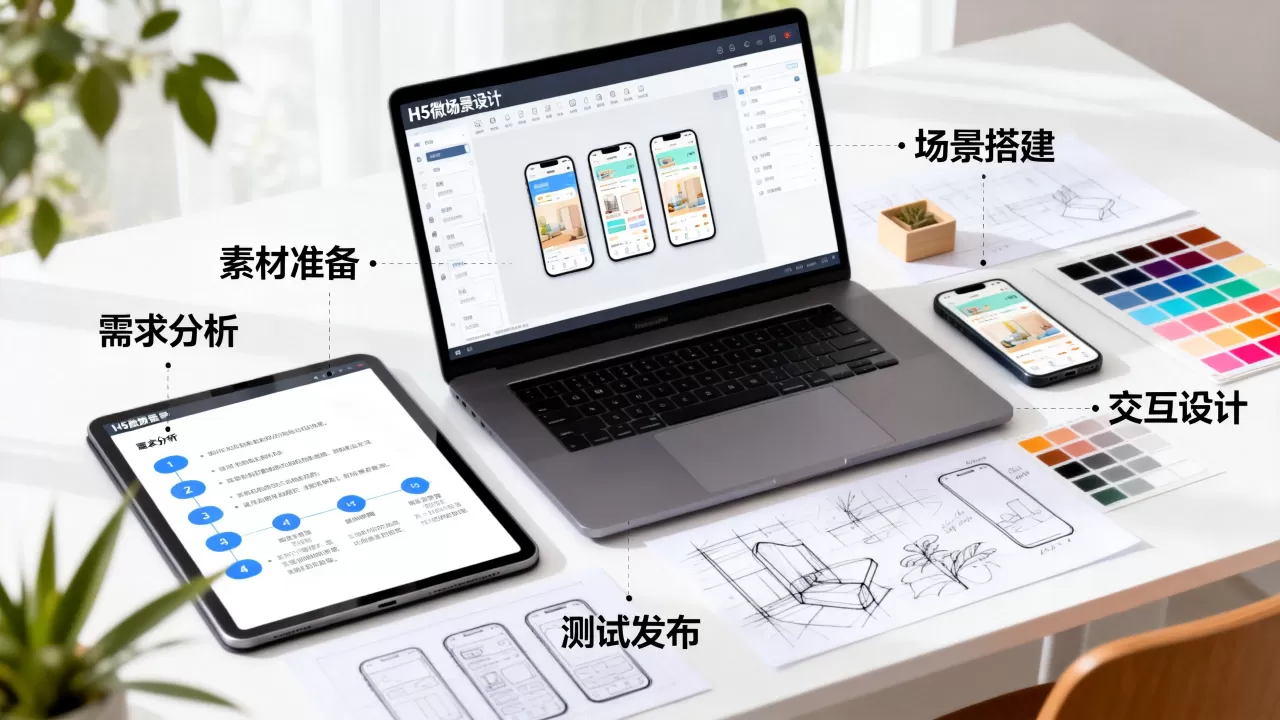 H5微场景网站怎么制作?制作H5微场景网站需要哪些步骤 H5微场景网站怎么制作?制作H5微场景网站需要哪些步骤