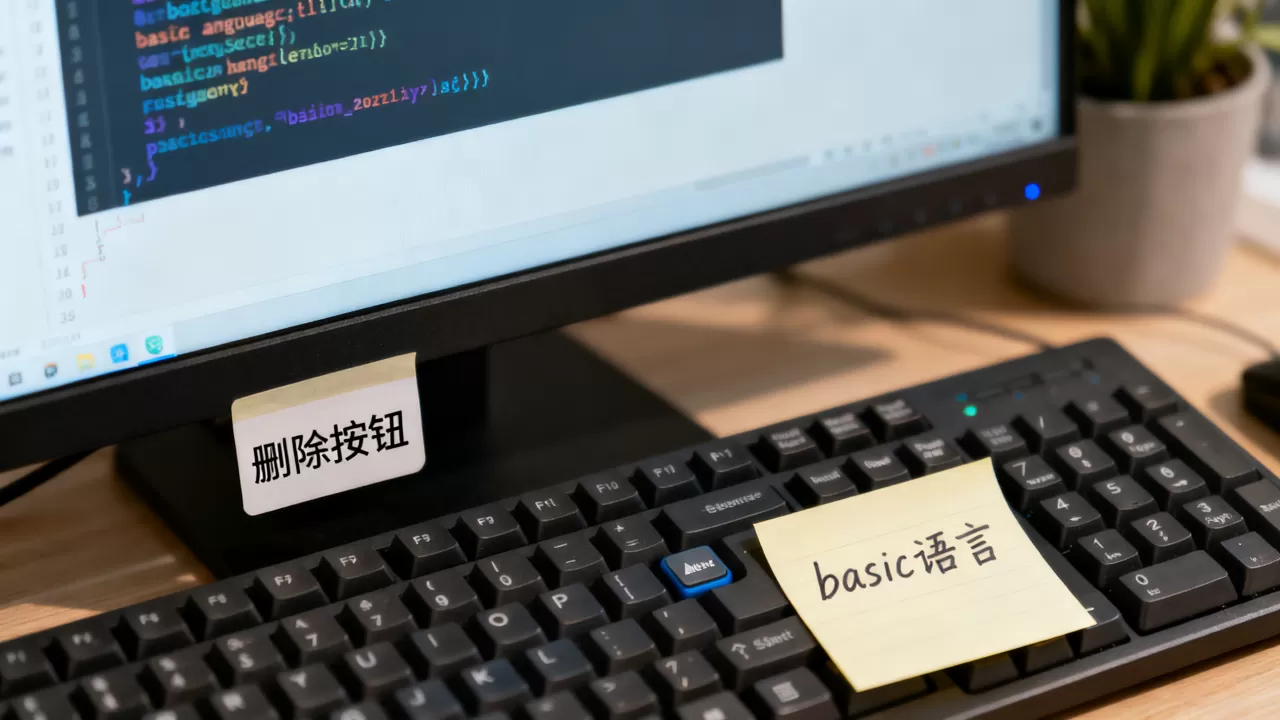 basic语言是什么意思？删除按钮是什么意思