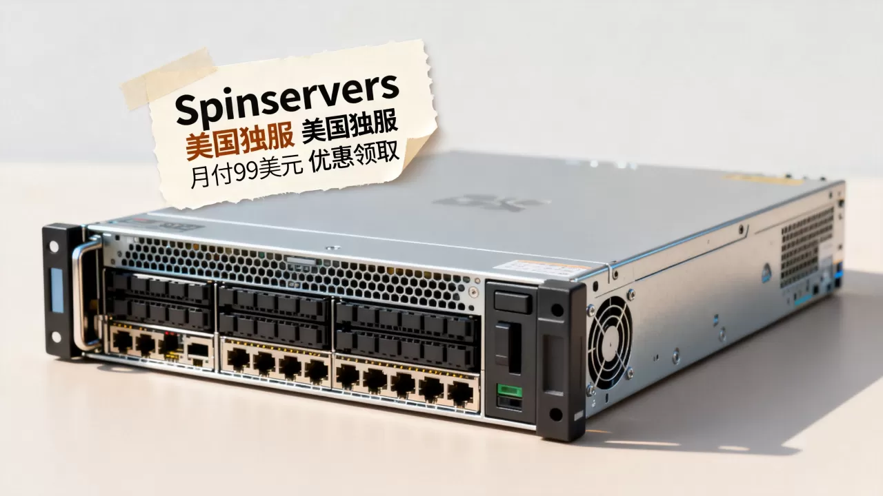 Spinservers美国独服月付99美元值得买吗？独服优惠怎么领