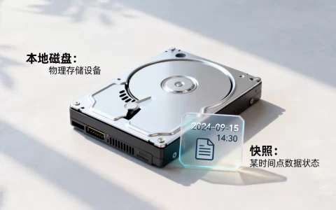 本地磁盘快照是什么？磁盘与快照区别详解