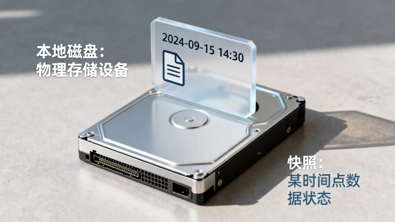 本地磁盘快照是什么?磁盘与快照区别详解 本地磁盘快照是什么?磁盘与快照区别详解