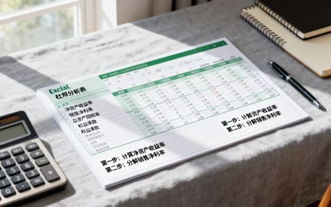 杜邦分析表excel怎么做？杜邦分析法详细步骤