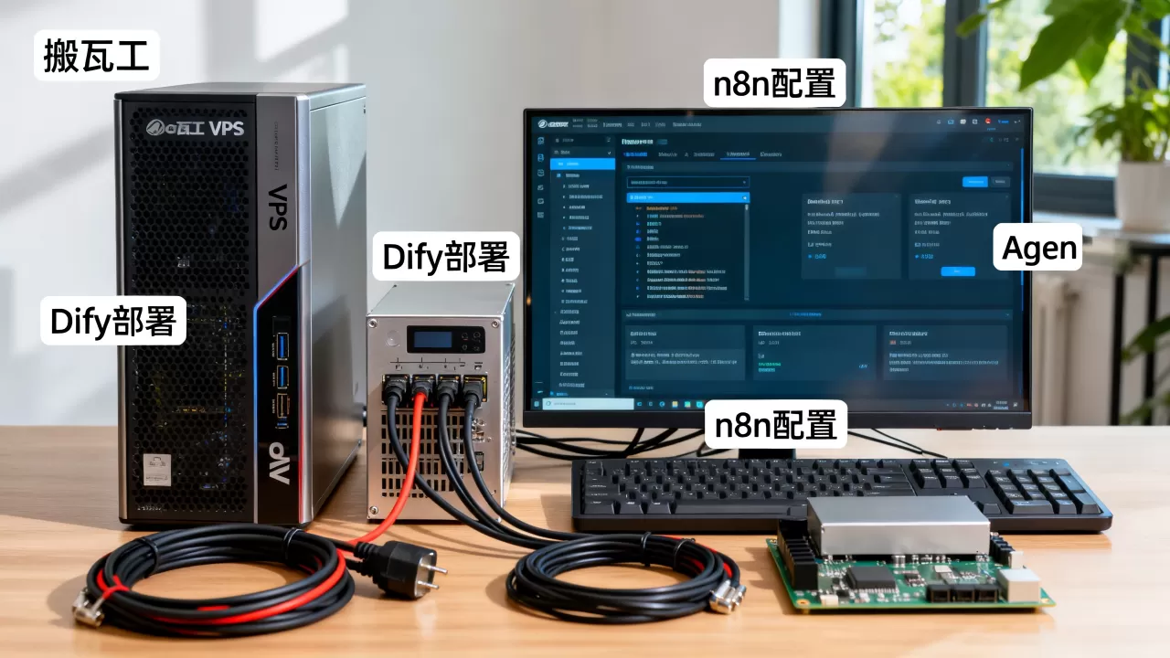 搬瓦工VPS如何搭建私有AI Agent系统?Dify n8n部署教程 搬瓦工VPS如何搭建私有AI Agent系统?Dify n8n部署教程