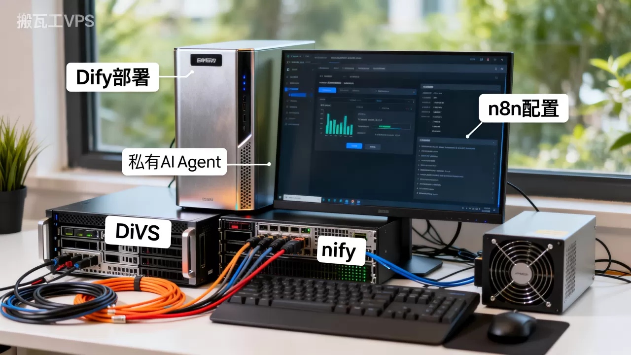 搬瓦工VPS如何搭建私有AI Agent系统?Dify n8n部署教程 搬瓦工VPS如何搭建私有AI Agent系统?Dify n8n部署教程