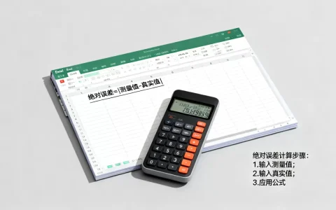 Excel绝对误差怎么算？Excel计算误差公式