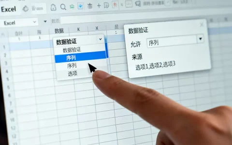Excel下拉菜单怎么做？excel可选项设置方法