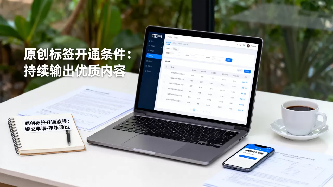 百家号原创标签怎么开通？百家号原创标签开通条件