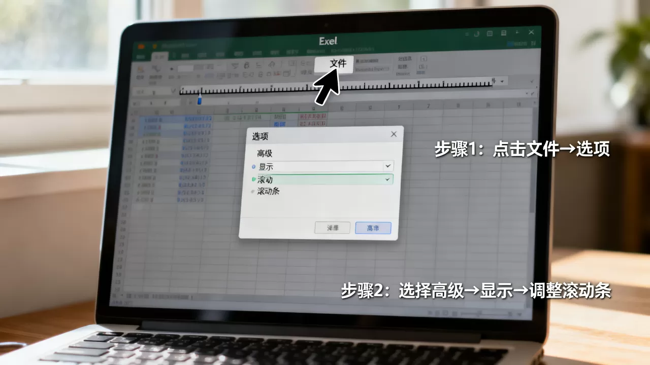 Excel滚动条突然变长怎么解决？如何快速恢复默认长度