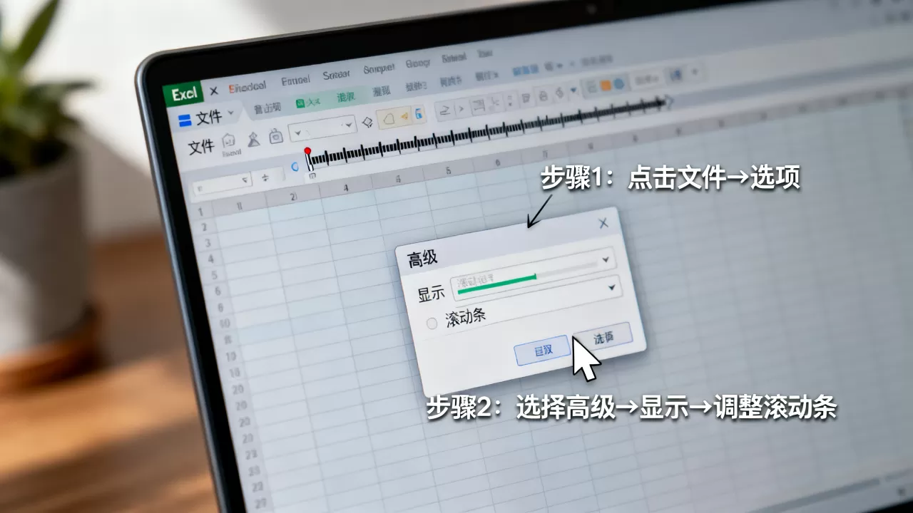 Excel滚动条突然变长怎么解决？如何快速恢复默认长度