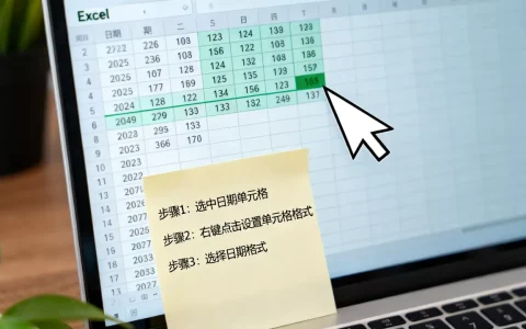 Excel日期显示为数字怎么改？excel日期格式转换方法