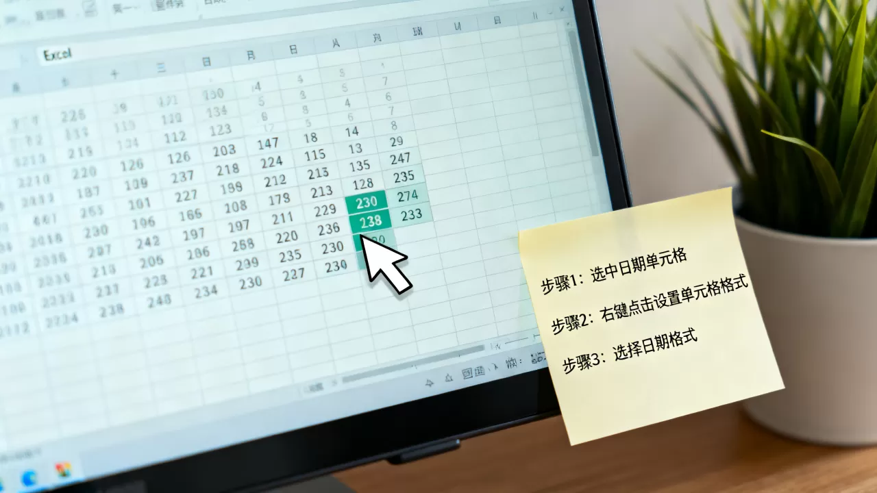 Excel日期显示为数字怎么改?excel日期格式转换方法 Excel日期显示为数字怎么改?excel日期格式转换方法