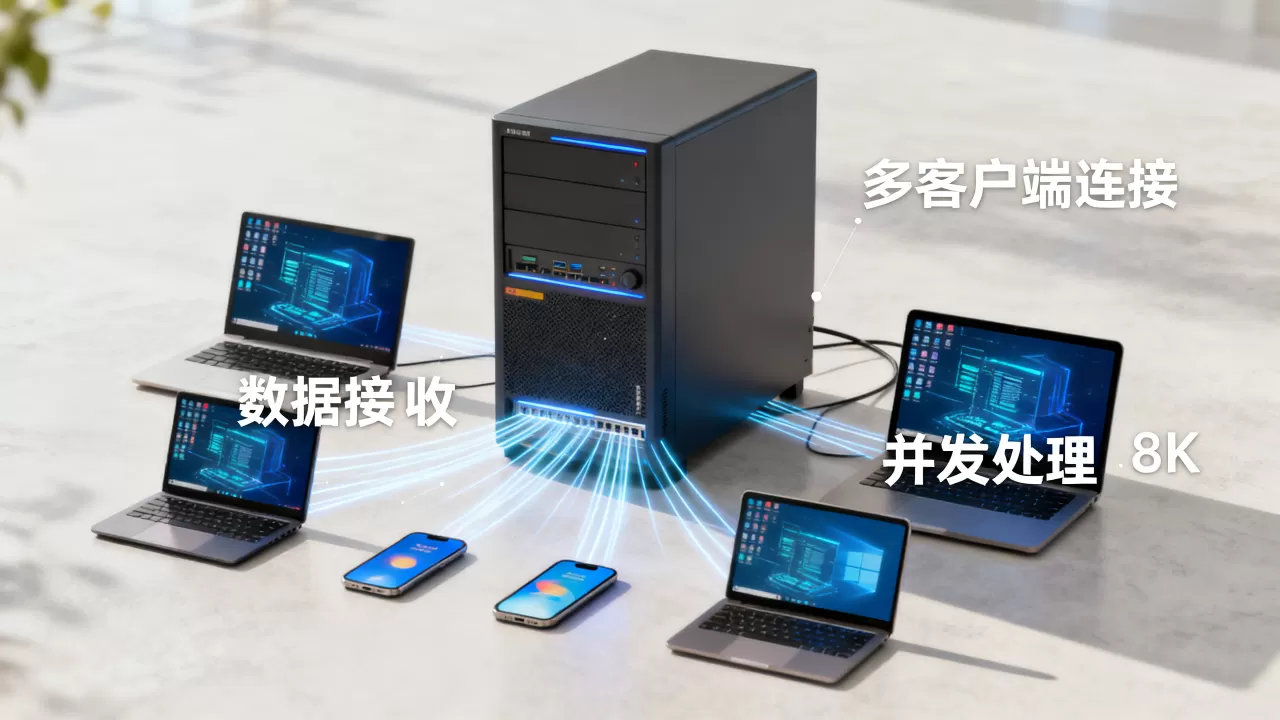 服务器怎么接收多个客户端数据?如何同时处理多连接 服务器怎么接收多个客户端数据?如何同时处理多连接