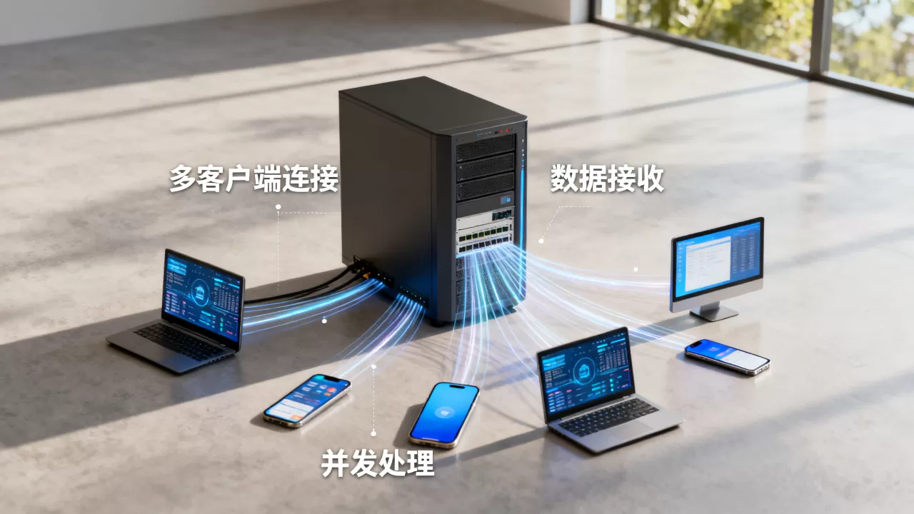 服务器怎么接收多个客户端数据?如何同时处理多连接 服务器怎么接收多个客户端数据?如何同时处理多连接