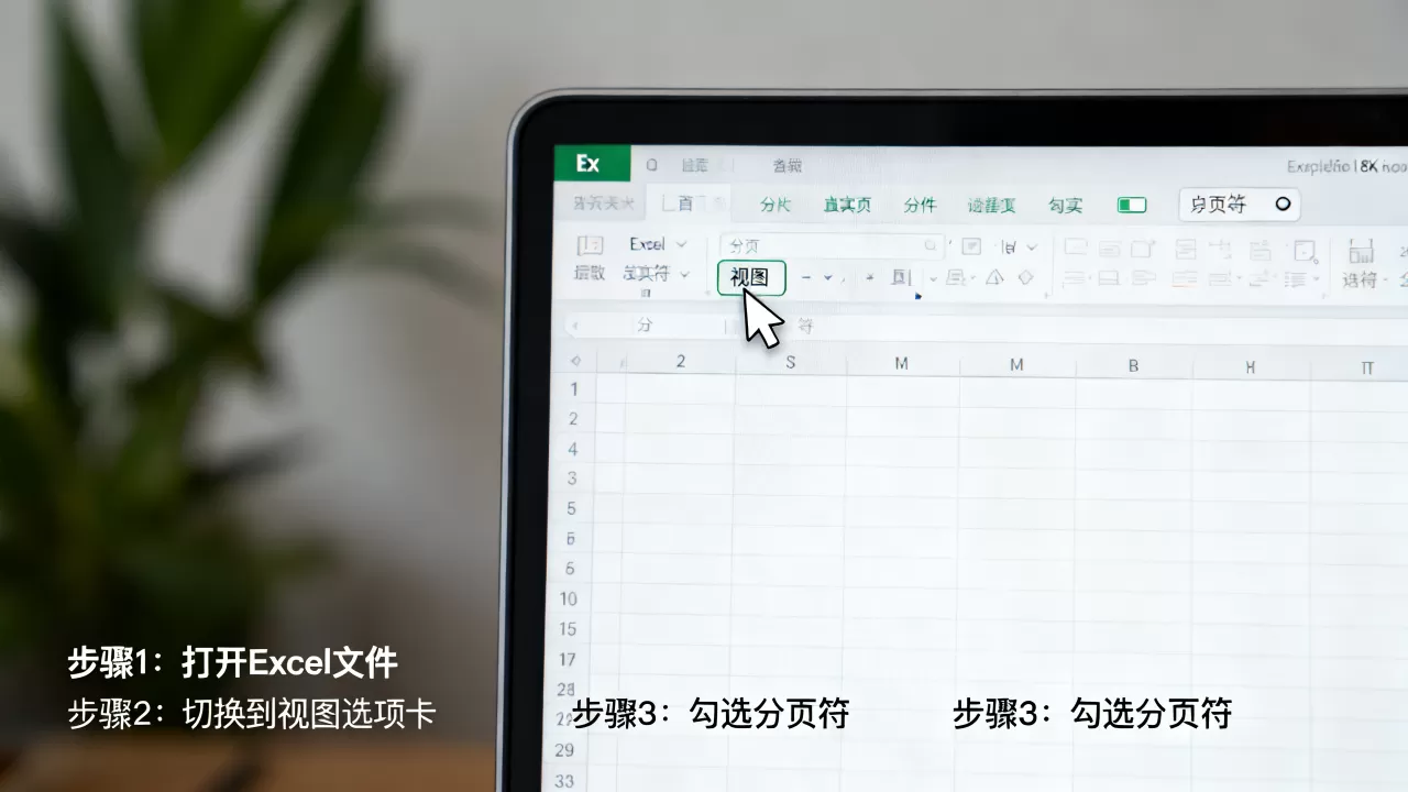 Excel分页符不显示怎么办？如何快速显示打印分页符