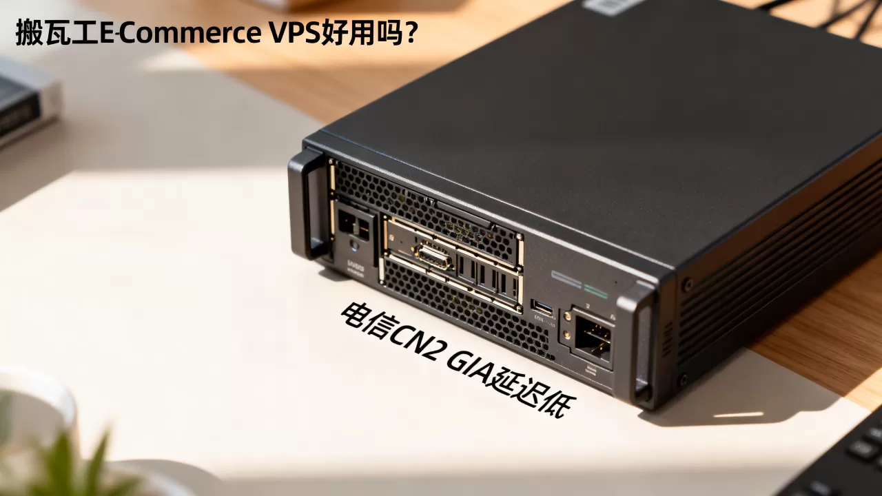 搬瓦工E-Commerce VPS好用吗？电信CN2 GIA延迟低