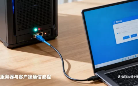 服务器与客户端如何通信？客户端连接服务器超时怎么办