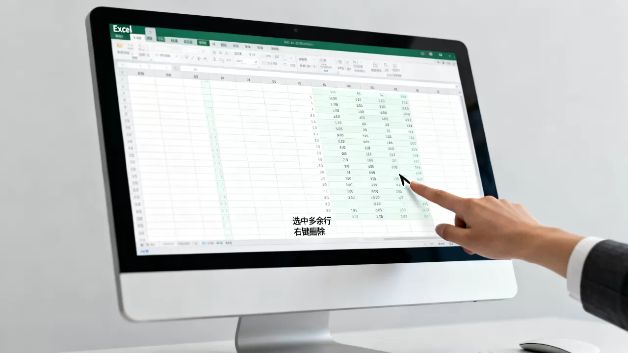 Excel只保留表格怎么操作?如何快速删除多余行 Excel只保留表格怎么操作?如何快速删除多余行