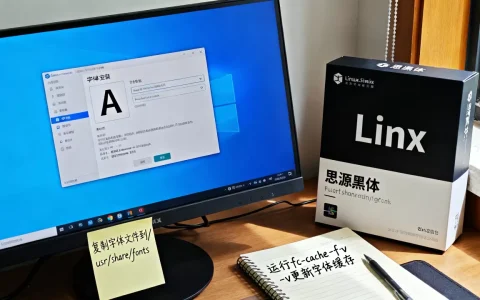 思源黑体linux怎么用？linux系统安装思源黑体字体教程