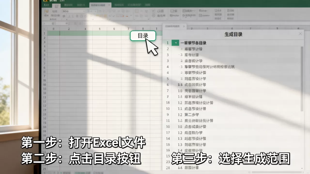 Excel表如何快速生成目录?一键自动提取目录方法 Excel表如何快速生成目录?一键自动提取目录方法