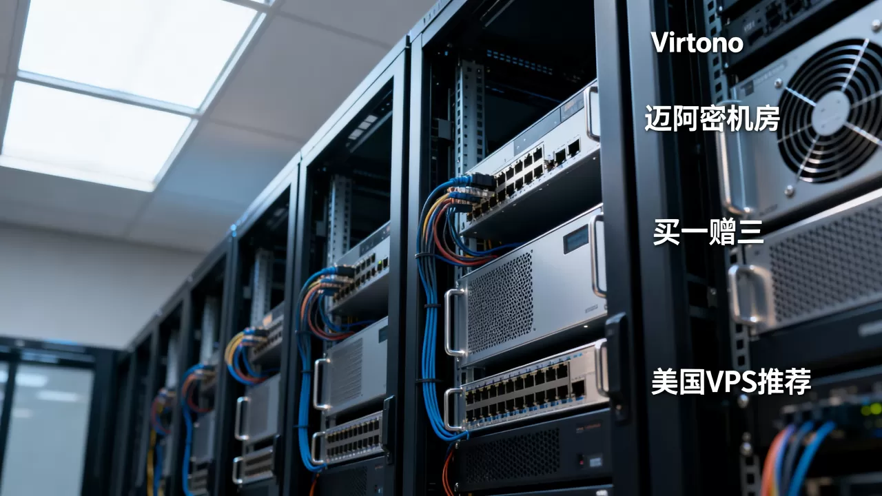 Virtono迈阿密机房买一赠三划算吗？美国VPS推荐