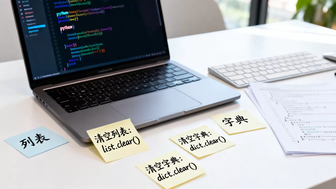 清空python变量怎么操作？python清空列表和字典的方法